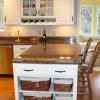 Kitchen Remodel- Falmouth, MA- Design, paint color consultation (multiple rooms), custom cabinets and countertops provided- 
Custom English Linen painted full overlay cabinets w/ Granite countertops 